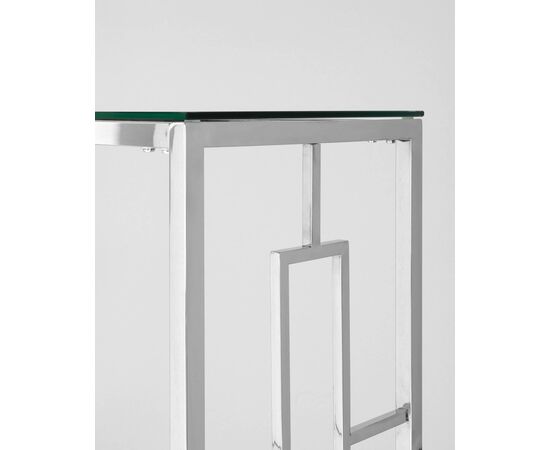 Консоль БРУКЛИН 120*40 серебро, изображение 5 | Интернет магазин мебели и декора LifeDekor