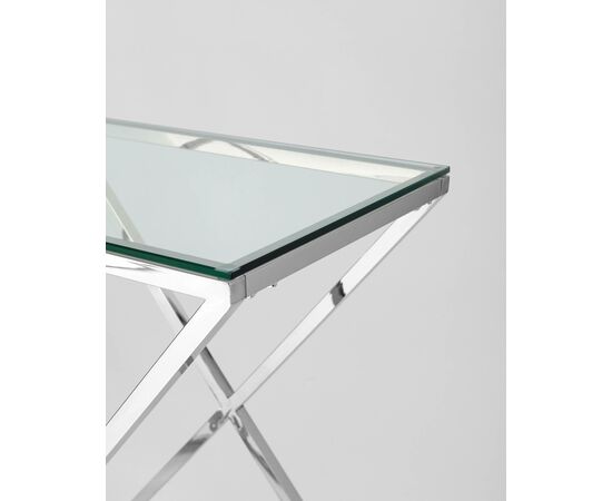 Консоль ИНСИГНИЯ 120*40 серебро, изображение 5 | Интернет магазин мебели и декора LifeDekor