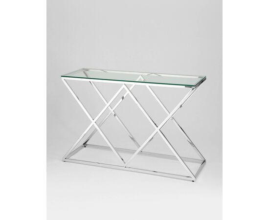 Консоль ИНСИГНИЯ 120*40 серебро, изображение 2 | Интернет магазин мебели и декора LifeDekor