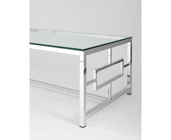 Журнальный стол 120*60 БРУКЛИН серебро, изображение 10 | Интернет магазин мебели и декора LifeDekor