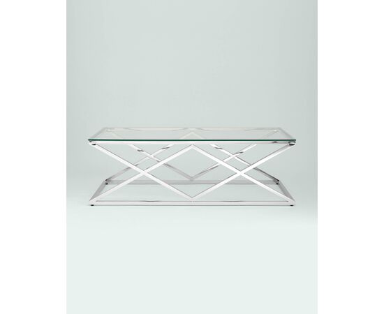 Журнальный стол 120*60 ИНСИГНИЯ серебро, изображение 3 | Интернет магазин мебели и декора LifeDekor