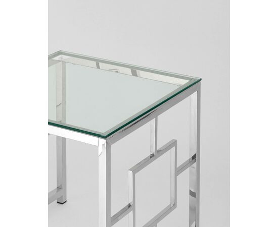 Журнальный столик 55*55 БРУКЛИН серебро, изображение 5 | Интернет магазин мебели и декора LifeDekor