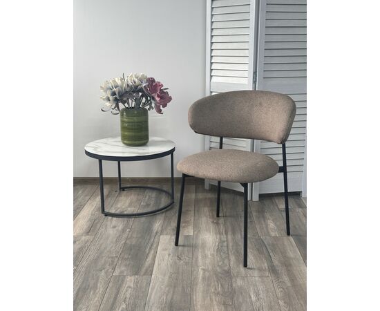 Стул TREND NS05 Капучино, букле / черный каркас, М-City | Интернет магазин мебели и декора LifeDekor