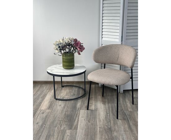 Стул TREND NS04 Крем, букле / черный каркас, М-City, изображение 2 | Интернет магазин мебели и декора LifeDekor