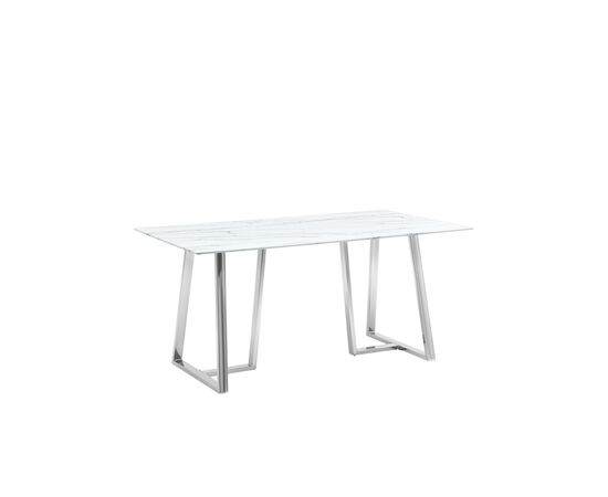 Стол обеденный Даллас 160*90 белый стеклянный, изображение 31 | Интернет магазин мебели и декора LifeDekor