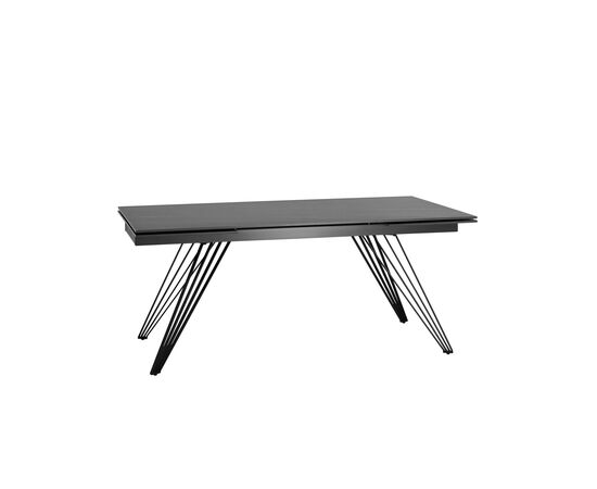 Стол обеденный Пандора раскладной 180-280*90 керамика темная, изображение 2 | Интернет магазин мебели и декора LifeDekor