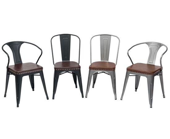 Стул TOLIX SOFT черный матовый, изображение 3 | Интернет магазин мебели и декора LifeDekor