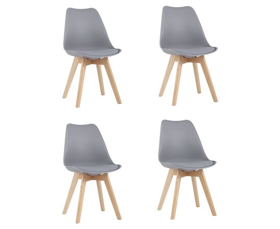 Стул FRANKFURT NEW серый 4 шт, изображение 2 | Интернет магазин мебели и декора LifeDekor