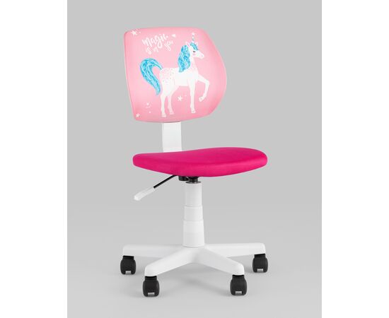 Кресло компьютерное детское ЛОЛО Unicorn, пластик белый, изображение 42 | Интернет магазин мебели и декора LifeDekor