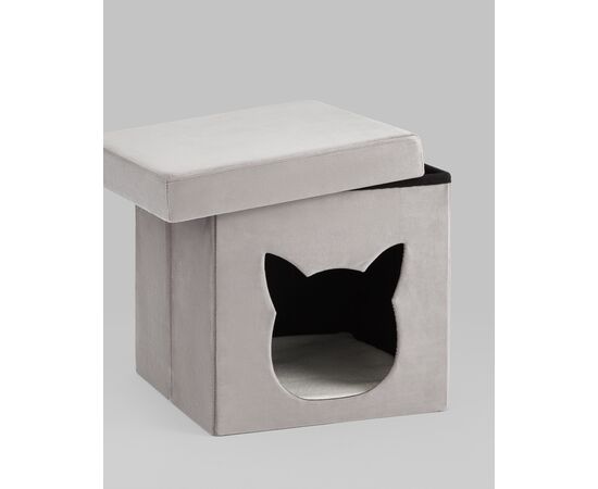 Пуф складной с ящиком Store Pet серый, изображение 36 | Интернет магазин мебели и декора LifeDekor