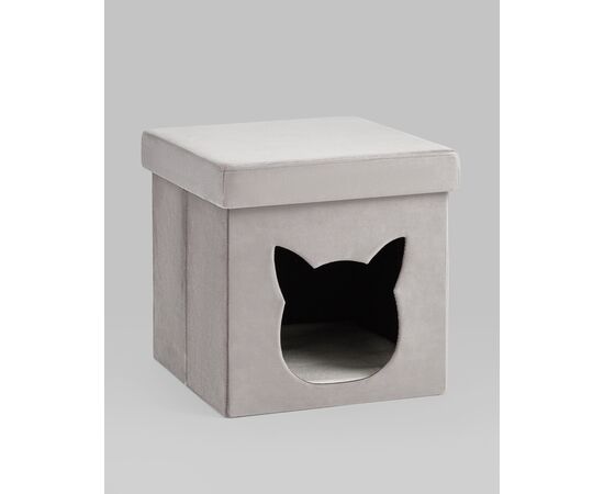 Пуф складной с ящиком Store Pet серый, изображение 33 | Интернет магазин мебели и декора LifeDekor