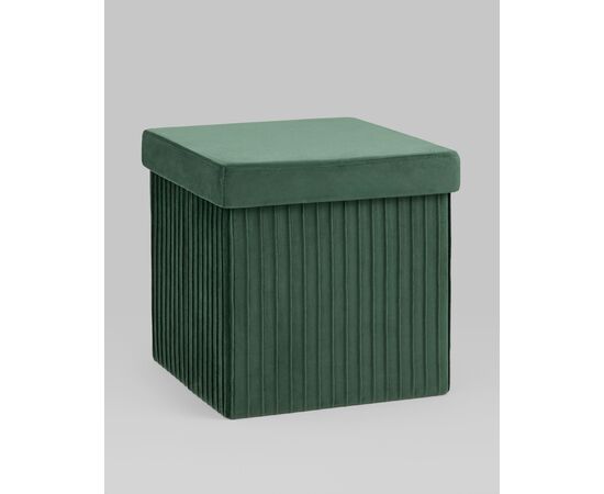 Пуф складной с ящиком Store Square зеленый, изображение 33 | Интернет магазин мебели и декора LifeDekor