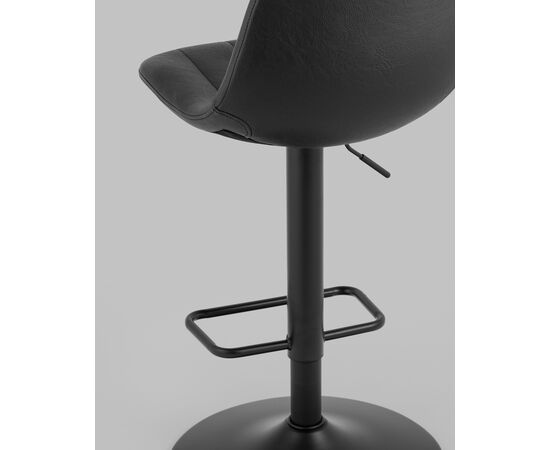 Стул барный Code экокожа чёрный, изображение 48 | Интернет магазин мебели и декора LifeDekor