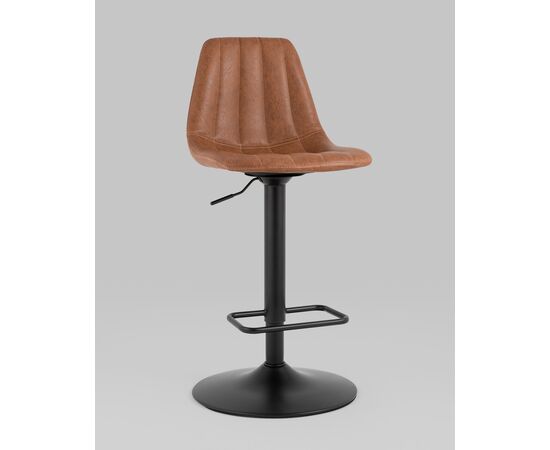 Стул барный Code экокожа коричневый, изображение 43 | Интернет магазин мебели и декора LifeDekor