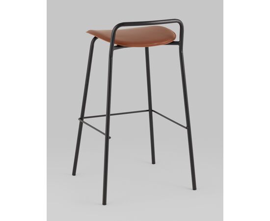 Стул барный Mantis экокожа коричневый, изображение 46 | Интернет магазин мебели и декора LifeDekor