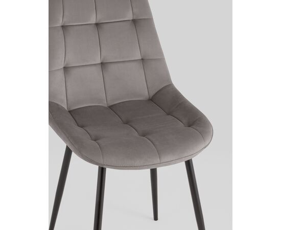 Стул Флекс New велюр светло-серый, изображение 50 | Интернет магазин мебели и декора LifeDekor