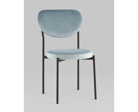 Стул обеденный Барбара велюр серо-голубой NC, изображение 44 | Интернет магазин мебели и декора LifeDekor