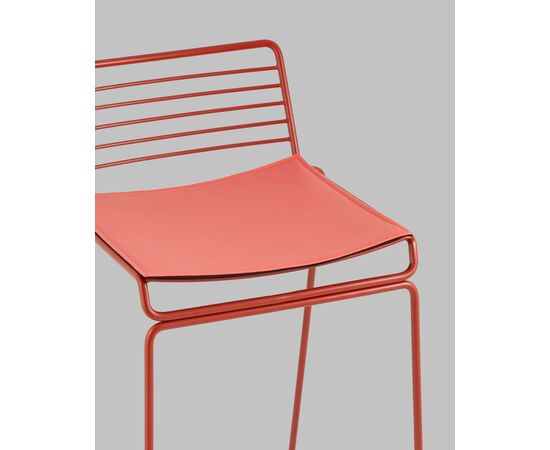 Стул полубарный Danny бордовый с подушкой, изображение 48 | Интернет магазин мебели и декора LifeDekor