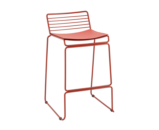 Стул полубарный Danny бордовый с подушкой, изображение 41 | Интернет магазин мебели и декора LifeDekor