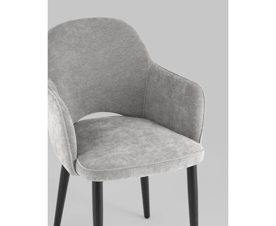 Стул Венера шенилл светло-серый, изображение 42 | Интернет магазин мебели и декора LifeDekor