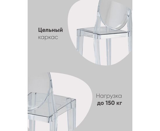 Стул Victoria Ghost NEW янтарный, изображение 4 | Интернет магазин мебели и декора LifeDekor