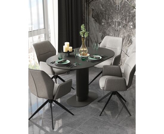 Стол обеденный Mystery 130*80 черный, изображение 37 | Интернет магазин мебели и декора LifeDekor