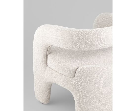 Кресло лаунж Bones жемчужный, изображение 49 | Интернет магазин мебели и декора LifeDekor