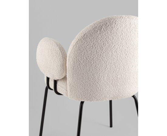 Кресло Nina M жемчужный, изображение 39 | Интернет магазин мебели и декора LifeDekor