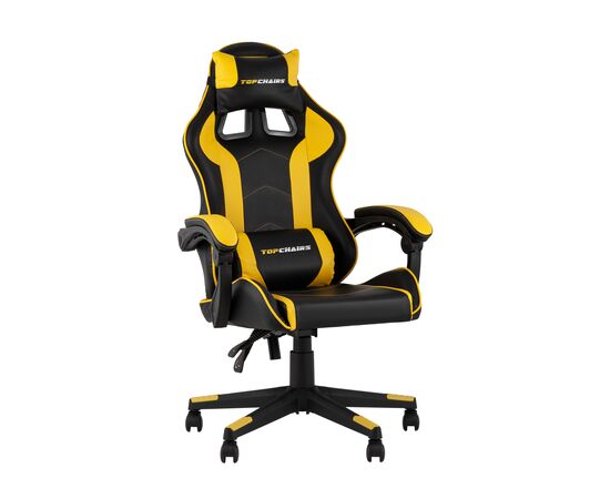 Кресло спортивное TopChairs Shadow черно-желтый, изображение 33 | Интернет магазин мебели и декора LifeDekor