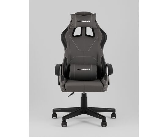 Кресло спортивное TopChairs Wyvern серо-черный, изображение 35 | Интернет магазин мебели и декора LifeDekor