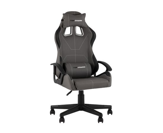 Кресло спортивное TopChairs Wyvern серо-черный, изображение 33 | Интернет магазин мебели и декора LifeDekor