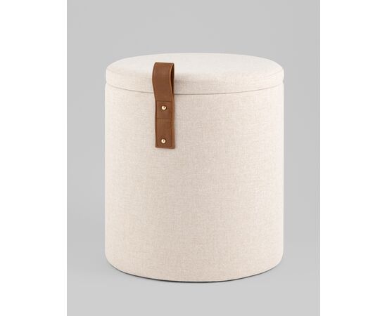 Пуф с ящиком Эркки рогожка S белый, изображение 22 | Интернет магазин мебели и декора LifeDekor