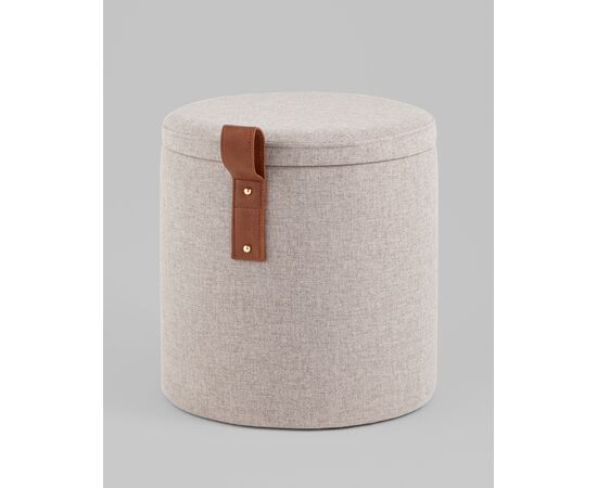 Пуф с ящиком Эркки рогожка XS серый, изображение 22 | Интернет магазин мебели и декора LifeDekor