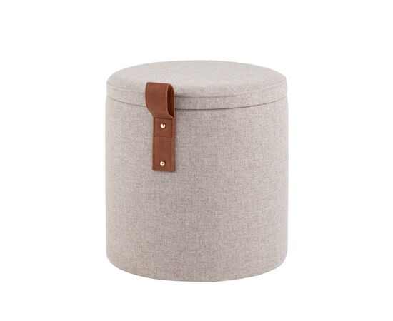 Пуф с ящиком Эркки рогожка XS серый, изображение 21 | Интернет магазин мебели и декора LifeDekor