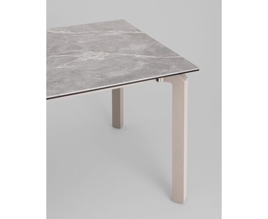 Стол обеденный Varden раскладной 160-220х90 см керамика серый, изображение 41 | Интернет магазин мебели и декора LifeDekor