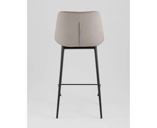 Стул барный Arch экокожа серый, изображение 39 | Интернет магазин мебели и декора LifeDekor