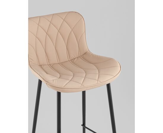 Стул барный Vault экокожа бежевый, изображение 42 | Интернет магазин мебели и декора LifeDekor