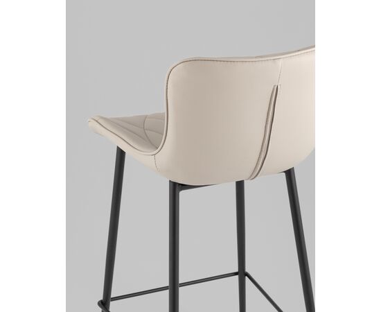 Стул барный Vault экокожа серый, изображение 41 | Интернет магазин мебели и декора LifeDekor