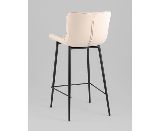 Стул барный Vault экокожа светло-серый, изображение 40 | Интернет магазин мебели и декора LifeDekor