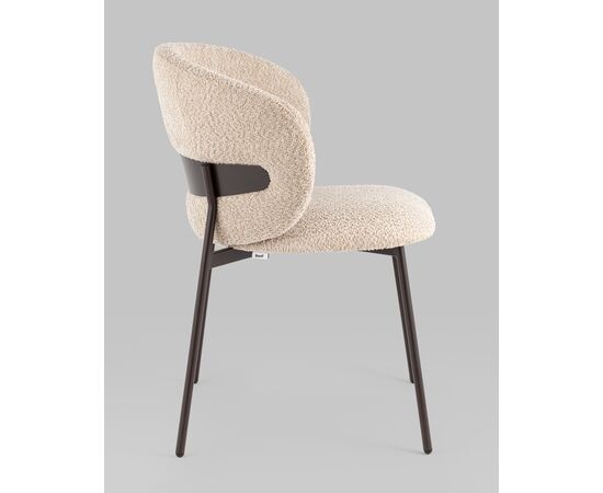 Стул Блейз букле капучино каркас серо-коричневый, изображение 38 | Интернет магазин мебели и декора LifeDekor