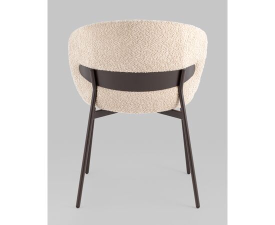 Стул Блейз букле капучино каркас серо-коричневый, изображение 39 | Интернет магазин мебели и декора LifeDekor