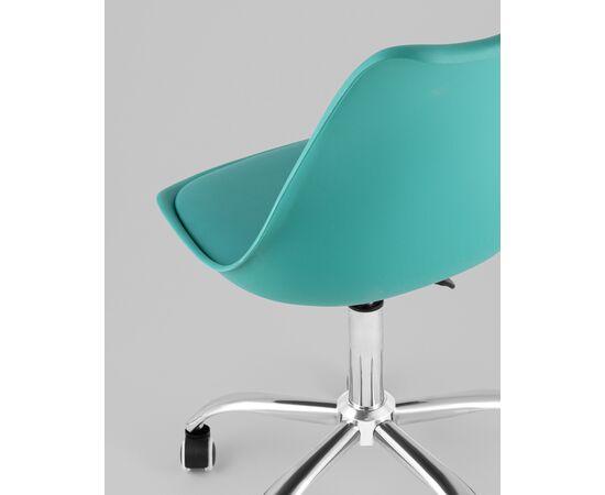 Стул BLOK SN пластиковый бирюзовый, изображение 39 | Интернет магазин мебели и декора LifeDekor