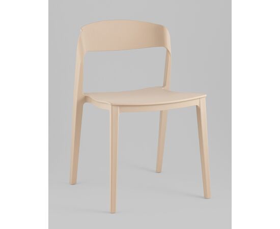 Стул Moris пластик бежевый, изображение 26 | Интернет магазин мебели и декора LifeDekor