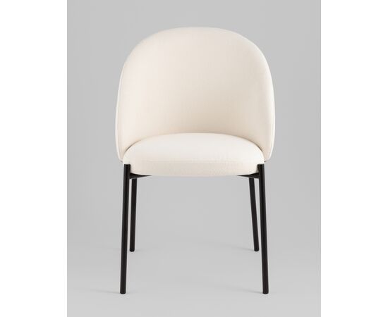 Стул обеденный Adelinde бежевый с коричневой экокожей, изображение 37 | Интернет магазин мебели и декора LifeDekor