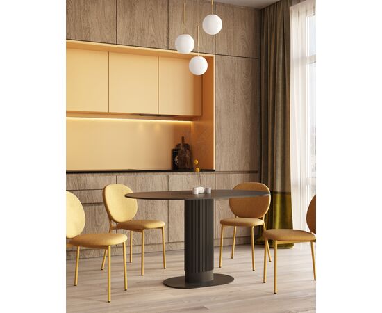 Стол обеденный Mystery 130*80 черный, изображение 38 | Интернет магазин мебели и декора LifeDekor