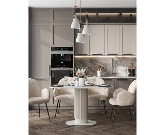 Стол обеденный Mystery 130*80 белый, изображение 33 | Интернет магазин мебели и декора LifeDekor