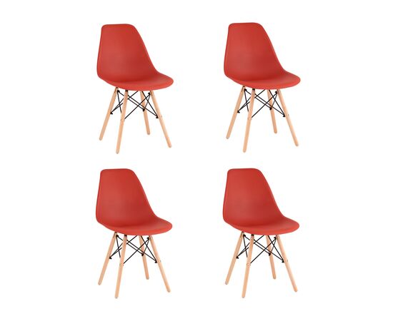 Стул Eames Style DSW терракотовый x4 (разборный каркас), изображение 31 | Интернет магазин мебели и декора LifeDekor