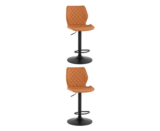 Стул барный Dome экокожа коричневый 2 шт, изображение 37 | Интернет магазин мебели и декора LifeDekor