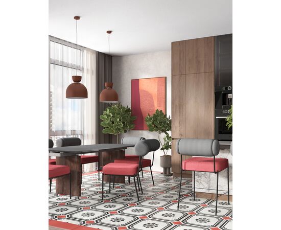 Стол обеденный Астарта раскладной 180-260х90 см керамика темная, изображение 29 | Интернет магазин мебели и декора LifeDekor