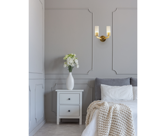 Светильник настенный Moderli V11073-2W Brass, изображение 4 | Интернет магазин мебели и декора LifeDekor